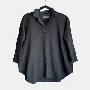 Pomander Place Tuckernuck Black Tunic Top XS/S Oversized